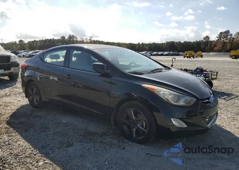 2013 Hyundai Elantra Gls from USA, damaged, VIN KMHDH4AE8DU892181